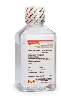 DULBECCO´S PHOSPHATE BUFFEREED SALINE (6X500)