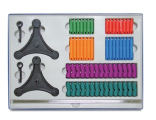 MODELO DE DOBLE HELICE DE ADN (12,5 X 35 cm)