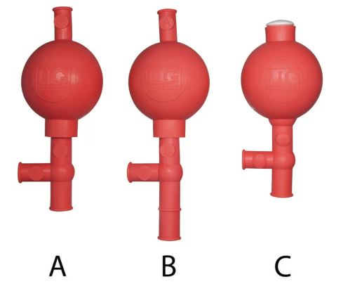 PERA DE GOMA P/PIPETAS NORMAL