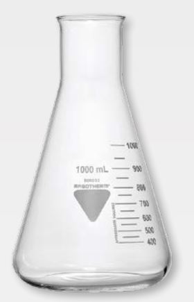 MATRAZ ERLENMEYER B/ANCHA 1000 ML  (10)